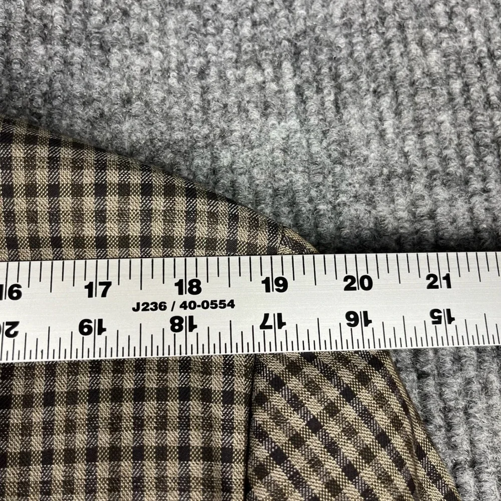 Lauren Ralph Lauren Sport Coat Mens 42R Brown Plaid Blazer Classic Two Button